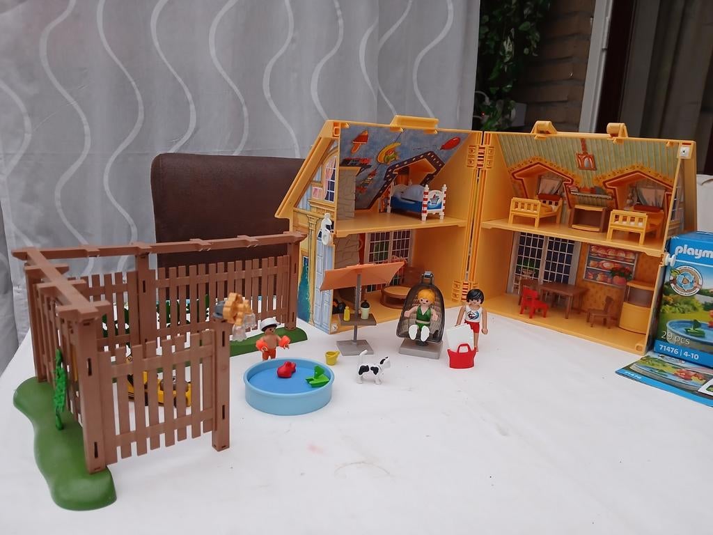 Playmobil spetterplezier met meeneem huis en opbergplaats, Ophalen of Verzenden