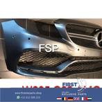W205 C63 AMG Voorbumper Mercedes C Klasse 2014-2019 + gril +, Gebruikt, -, Voor, Ophalen of Verzenden