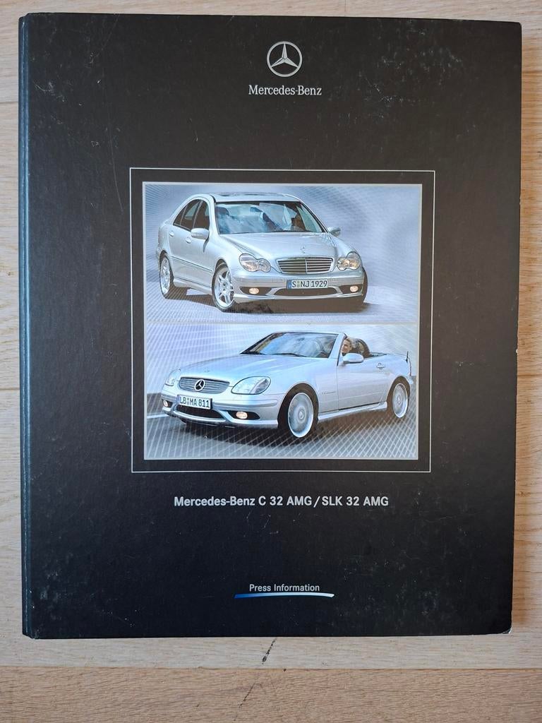 Mercedes-Benz persmap C 32 AMG / SLK 32 AMG 2001, Ophalen of Verzenden, Mercedes