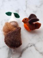 Waldorf wortelkindje met roodborstje, Verzenden, Figuurtje(s)