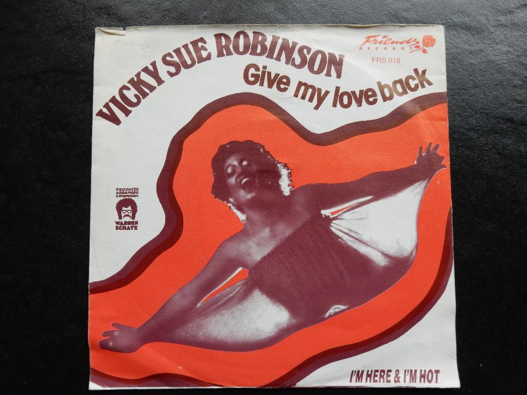 Vicky Sue Robinson - Give my love back, Ophalen of Verzenden, Zo goed als nieuw, Pop