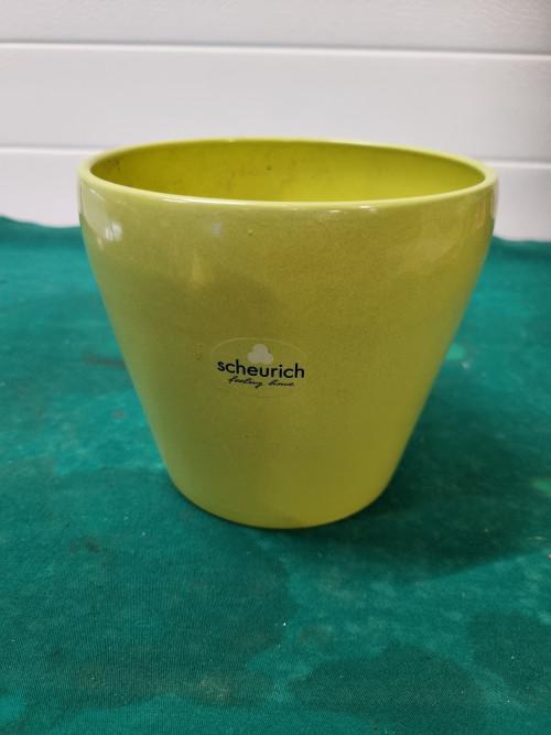 bloempot groen scheurich, Ophalen of Verzenden, 'T Olde Gre-j, Info@toldegrej.nl, Endepoelstraat 20f Didam
