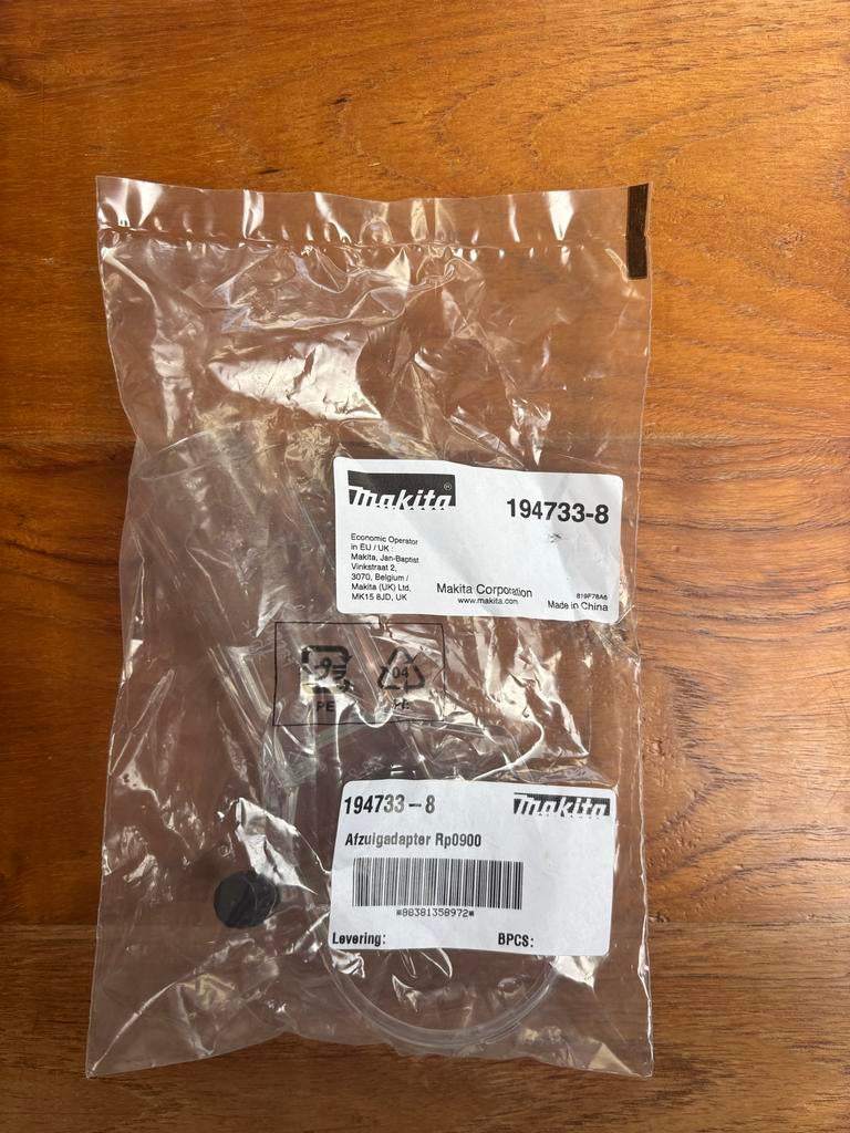 Makita Afzuigadapter 194733-8 voor Rp0900 - Nieuw in verpakk, Ophalen of Verzenden, Nieuw
