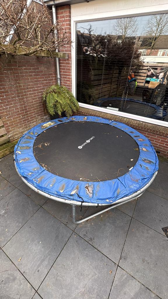 Trampoline incl net, Kinderen en Baby's, Speelgoed | Buiten | Trampolines, Gebruikt, Ophalen