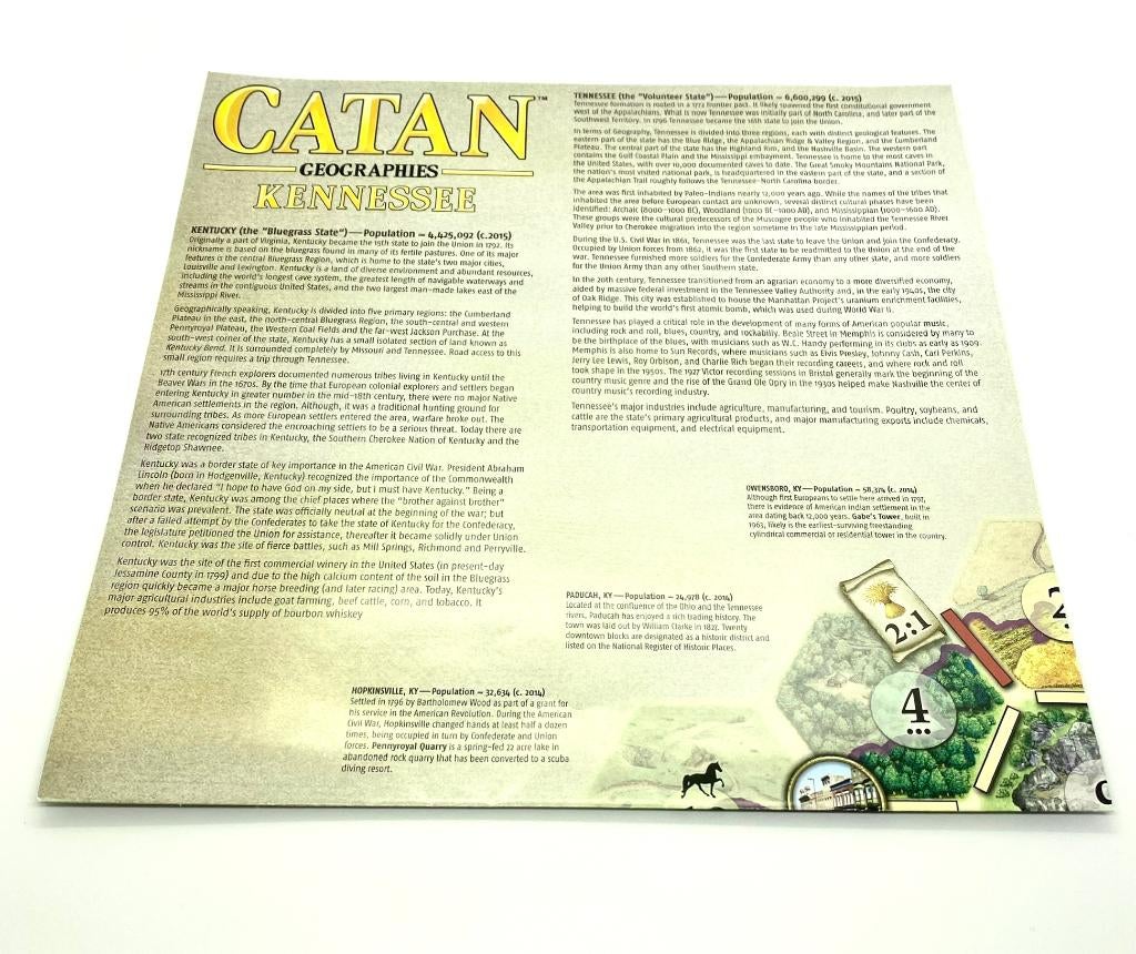 Catan Geographies: Kennessee (RARE), Verzenden, Nieuw