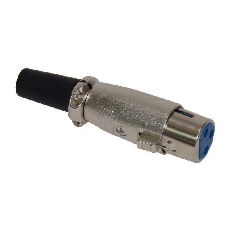 XLR kabel connector 3-polig female, Ophalen of Verzenden, Nieuw