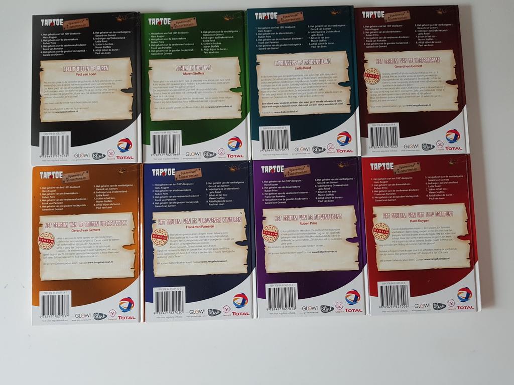 Taptoe spannende kinderboeken., Boeken, Kinderboeken | Jeugd | 10 tot 12 jaar, Ophalen of Verzenden, Zo goed als nieuw