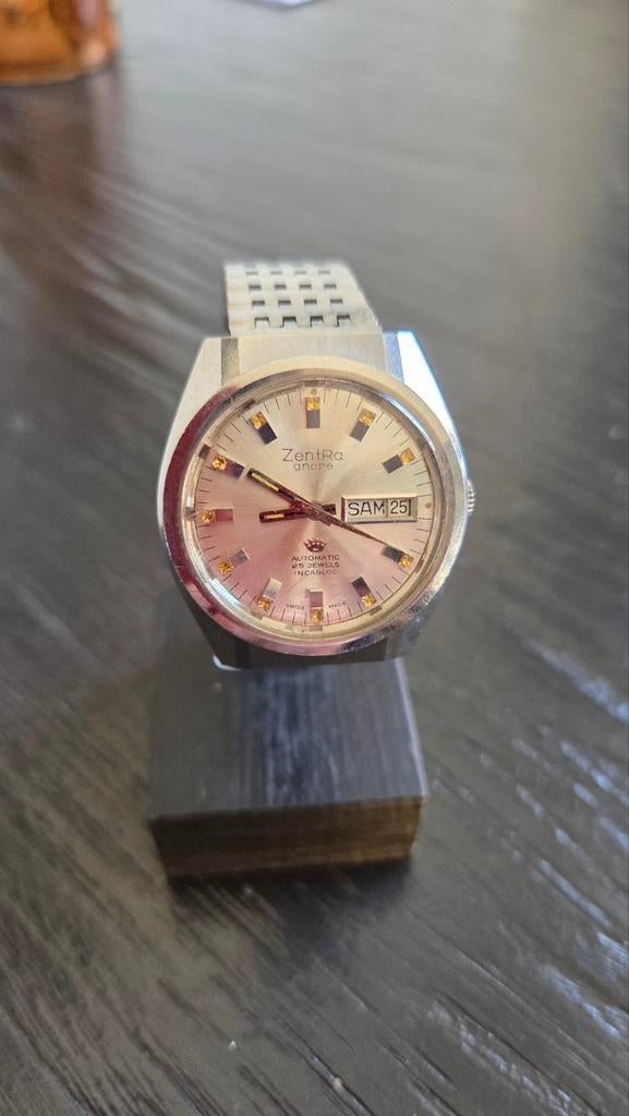 Zentra horloge, Overige merken, Staal, Polshorloge, 1960 of later