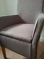 Eetkamerstoelen, gratis! af te halen in Zuid-Scharwoude, Ophalen, Gebruikt, Vier, Stof