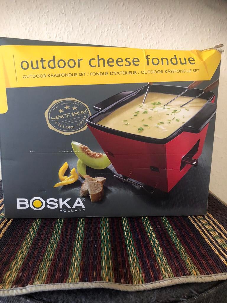 Kaasfondue set voor buiten, nieuw ALLEEN OPHALEN, Ophalen of Verzenden, Zo goed als nieuw
