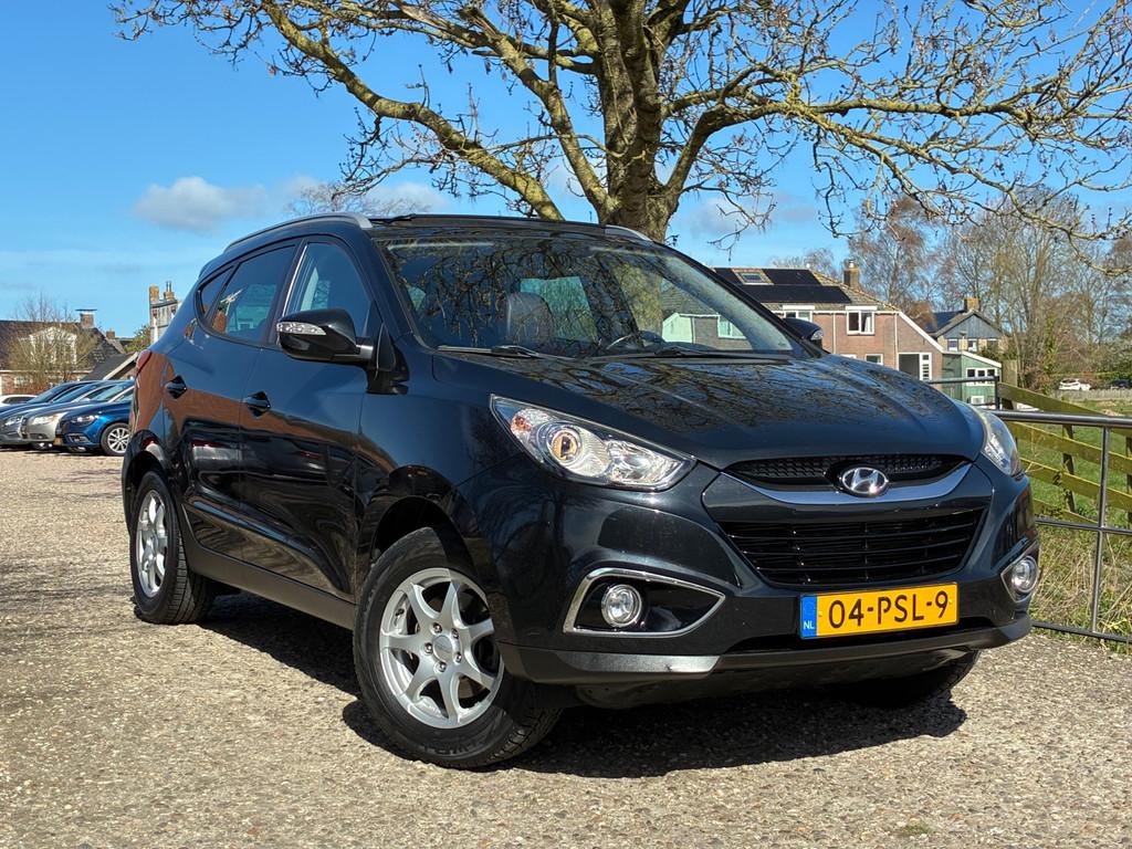 Hyundai Ix35 2.0i i-Catcher | Leder + Schuif/kantel dak + Ke, Gebruikt, Zwart, 4 cilinders, Handgeschakeld