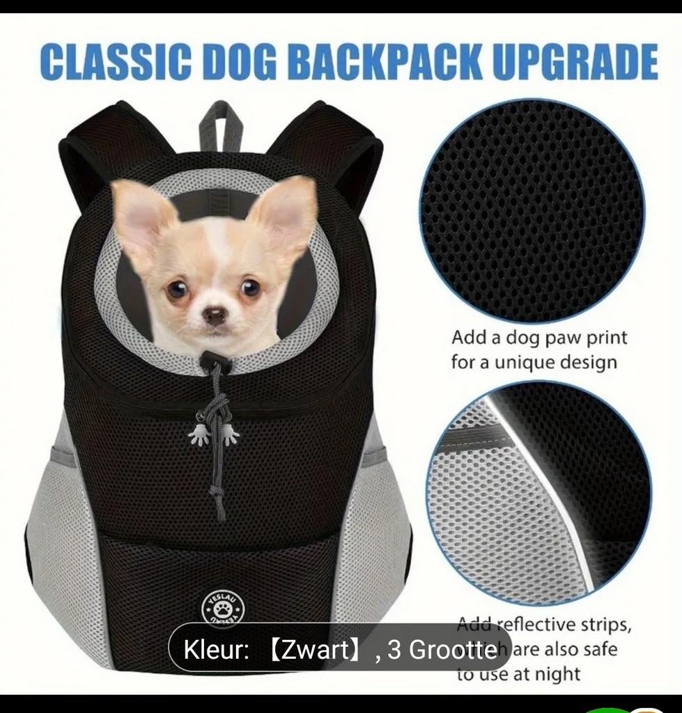 Hondendraagtas, Dieren en Toebehoren, Honden-accessoires, Ophalen of Verzenden, Nieuw