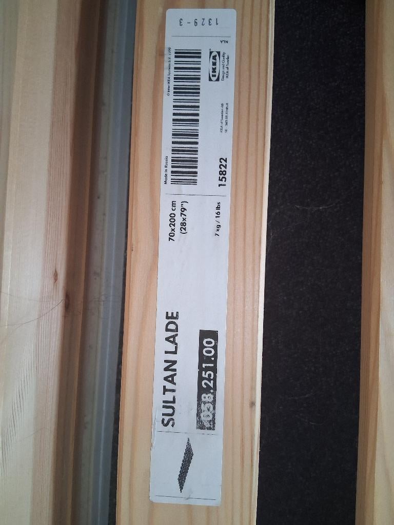 Bed, Ophalen, Gebruikt, Eenpersoons, Bruin