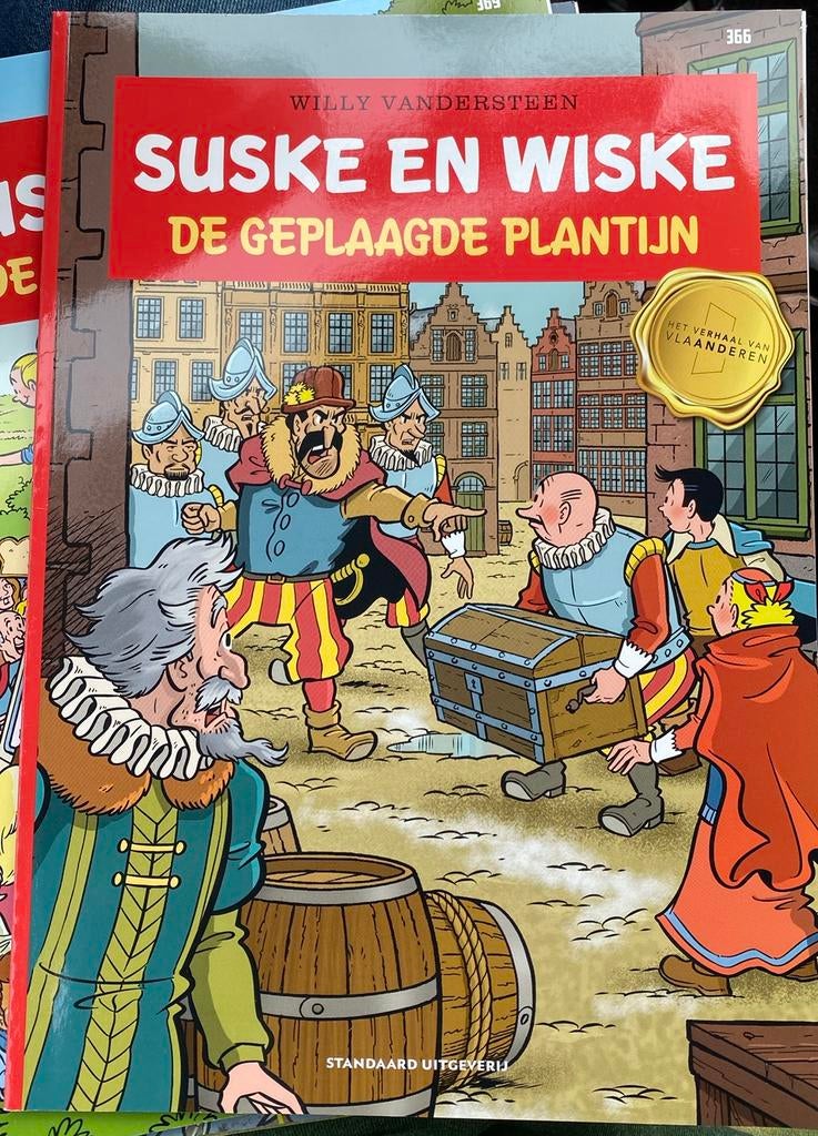 366 suske en wiske  - De geplaagde Plantijn, Eén stripboek, Ophalen of Verzenden, Zo goed als nieuw, Willy Vandersteen; Peter Van Gucht