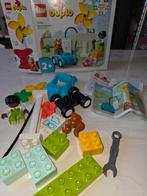 Lego Duplo 10985 Windturbine en Elektrische Auto compleet, Ophalen of Verzenden, Zo goed als nieuw, Complete set, Duplo