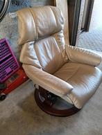 Stressless leren relax fauteuil, Gebruikt, 75 tot 100 cm, Ophalen of Verzenden, 75 tot 100 cm