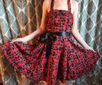 Hearts & Roses Swing jurk retro pin up jurk rockabilly L 40, Kleding | Dames, Maat 38/40 (M), Nieuw, Ophalen of Verzenden, Knielengte