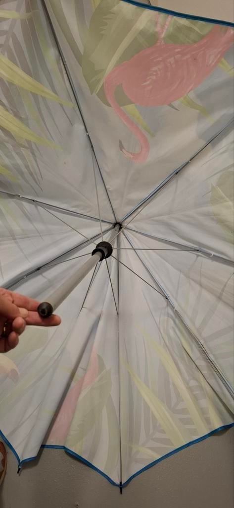 Flamingo  parasol, Ophalen, Zo goed als nieuw