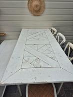 Steigerhouten tafelblad 180x88cm, Ophalen, Rechthoekig, Hout