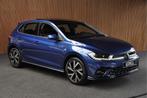 Volkswagen Polo 1.0 TSI 3x R-Line Pano Leer Virtual Climate, Auto's, Volkswagen, Gebruikt, Blauw, Alcantara, Grijs