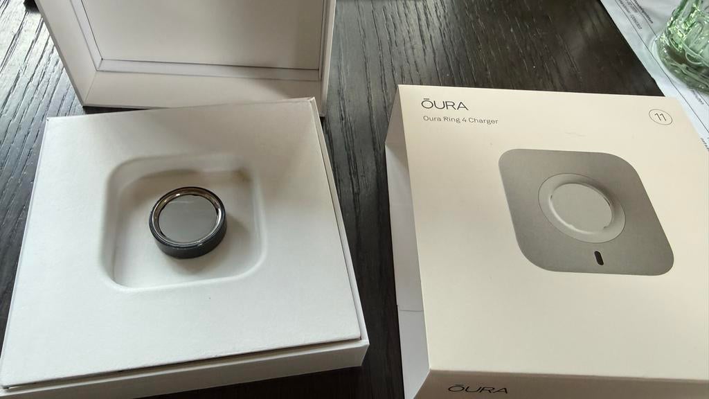 Oura Ring 4 - Maat 11, Ophalen of Verzenden, Gebruikt, Zwart, Android