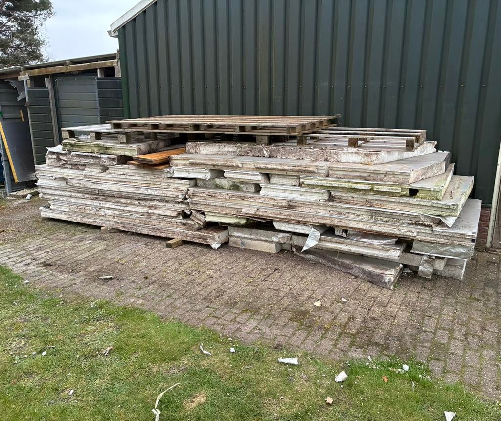 Eps 12cm en pir 5cm, Ophalen, Piepschuim (Tempex), 15 m² of meer