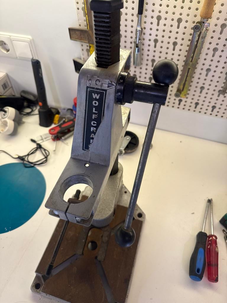 Wolfcraft Boorstandaard - Gebruikt, Ophalen, Gebruikt, Minder dan 400 watt, Overige typen