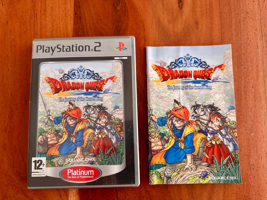 Dragon Quest The Journey Of The Cursed King PlayStation 2, Avontuur en Actie, 1 speler, Ophalen of Verzenden, Zo goed als nieuw