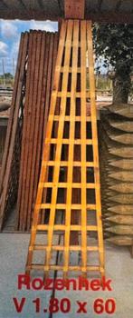 V-trellis hardhout - Robuust en duurzaam, Ophalen, Nieuw, Hout, Overige typen