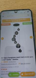 Deco hanglamp, Huis en Inrichting, 50 tot 75 cm, Nieuw, Glas, Ophalen