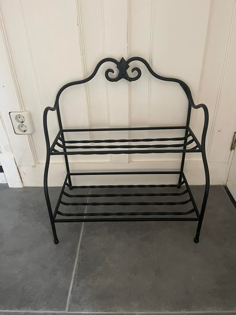 Plantenrek metaal, Minder dan 30 cm, Rond, Ophalen of Verzenden, Zo goed als nieuw