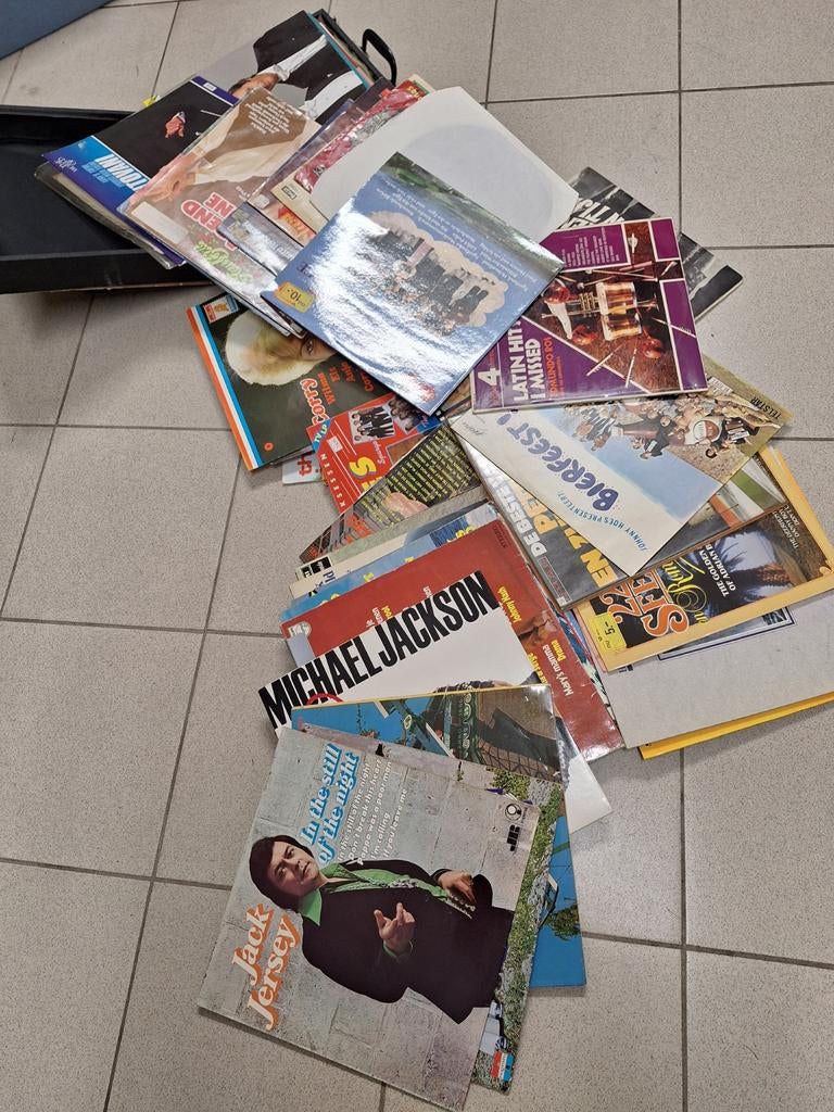 Lp,s en singles partij., Cd's en Dvd's, Vinyl Singles, Ophalen, Gebruikt, Overige typen