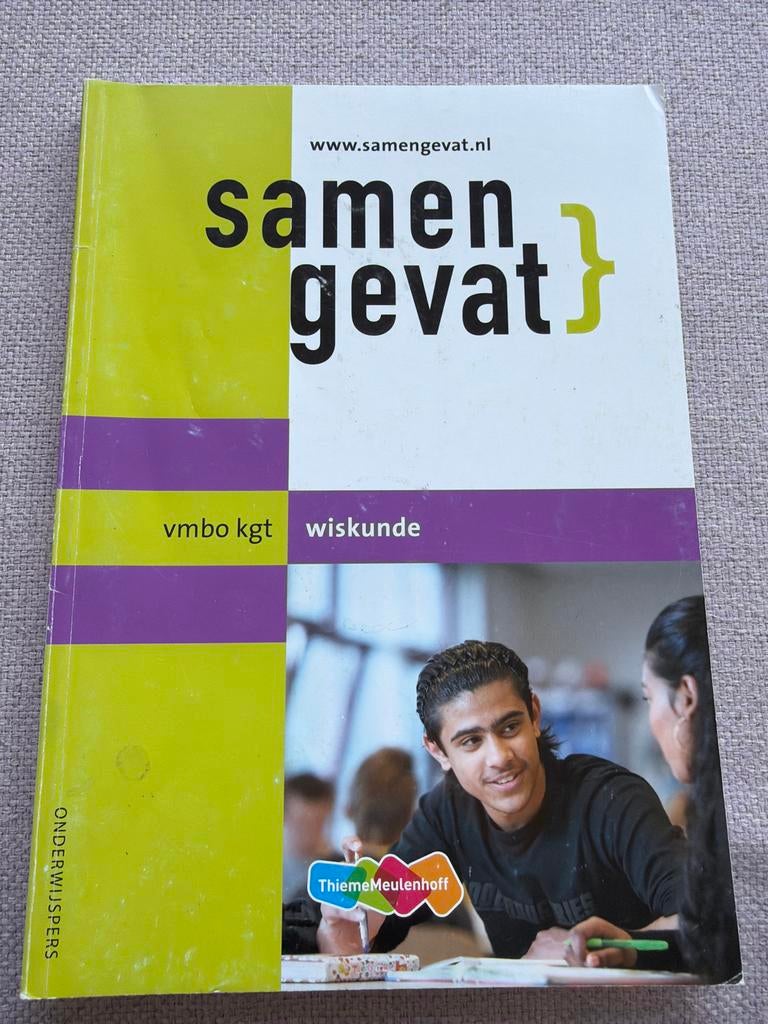 Samengevat VMBO KGT Wiskunde - Thiememeulenhoff, Ophalen, Gelezen, VMBO, Wiskunde A