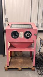 Zandstraalcabine, Ophalen, Gebruikt