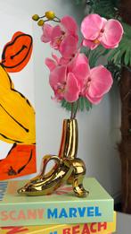 HouseVitamin goud keramiek banaan vaas Adler stijl solifleur, ., Nieuw, Steen/keramiek, .