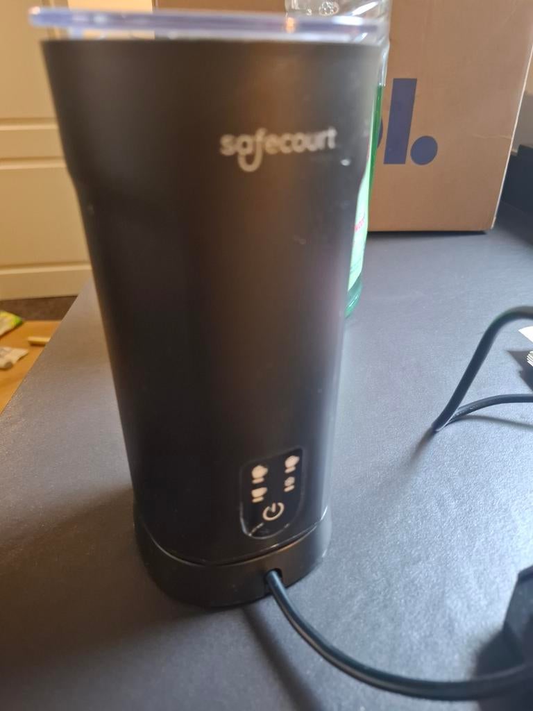 Safecourt Elektrische Melkopschuimer - Zwart, Witgoed en Apparatuur, Melkopschuimers, Ophalen of Verzenden