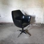 vintage stoel kuipstoel noors design, Huis en Inrichting, Stoelen, Ophalen, Zwart, Zo goed als nieuw, Eén