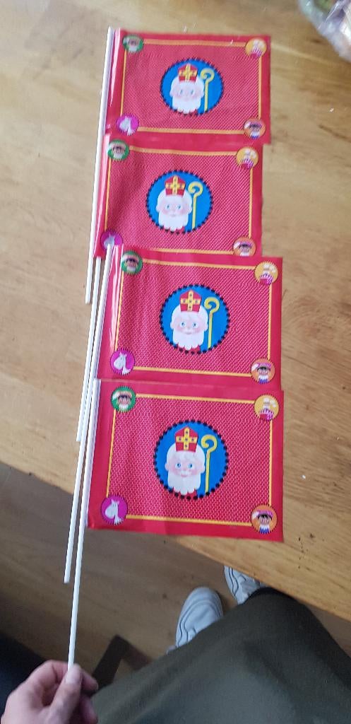 Sinterklaas vlag vlaggen vlaggetjes vlaggetje, Ophalen, Zo goed als nieuw