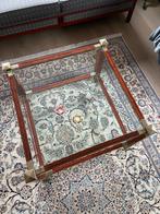 Glazen tafel, Huis en Inrichting, Tafels | Salontafels, Ophalen, 50 tot 100 cm, 50 tot 75 cm, Glas