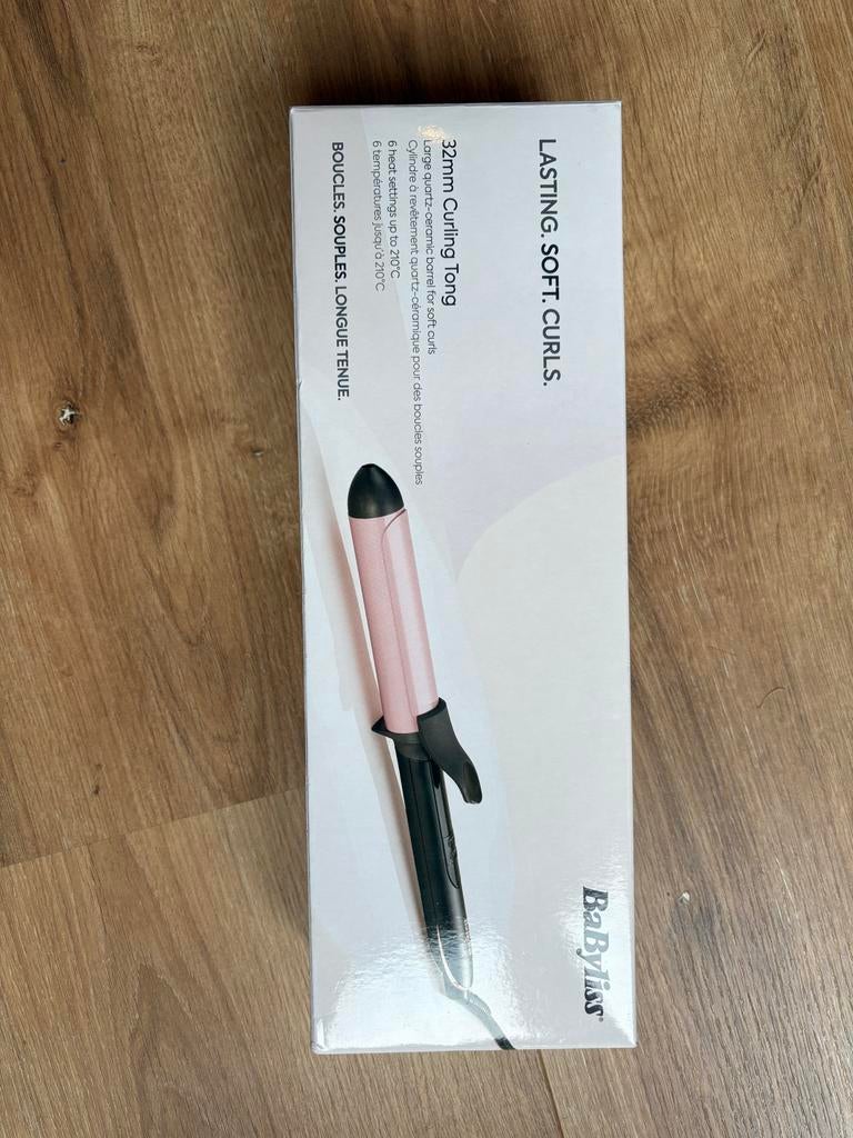BaByliss Krultang 32 mm - Nieuw en Ongebruikt, Ophalen of Verzenden, Nieuw, Haarverzorging