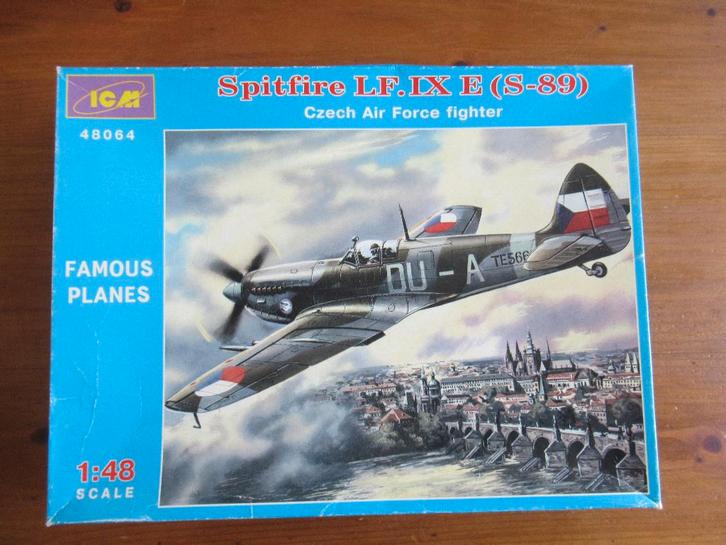 Spitfire LF.IX E (S-89)  (ICM 1/48), Hobby en Vrije tijd, Modelbouw | Vliegtuigen en Helikopters, Zo goed als nieuw, Vliegtuig