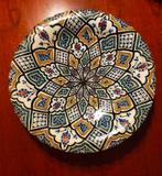 Marokkaanse handgeschilderde aardewerk schaal, Antiek en Kunst, Ophalen