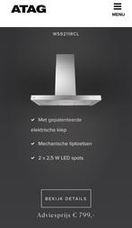 Nieuwe ATAG WS9211RCL afzuigkap 90cm, Ophalen of Verzenden, Nieuw, Wandschouwkap, Motor