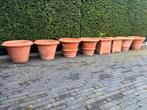 Magnifieke Zeer Exclusieve Impruneta Terracotta Bloempotten, Ophalen, 40 cm of meer, Rond, Zo goed als nieuw