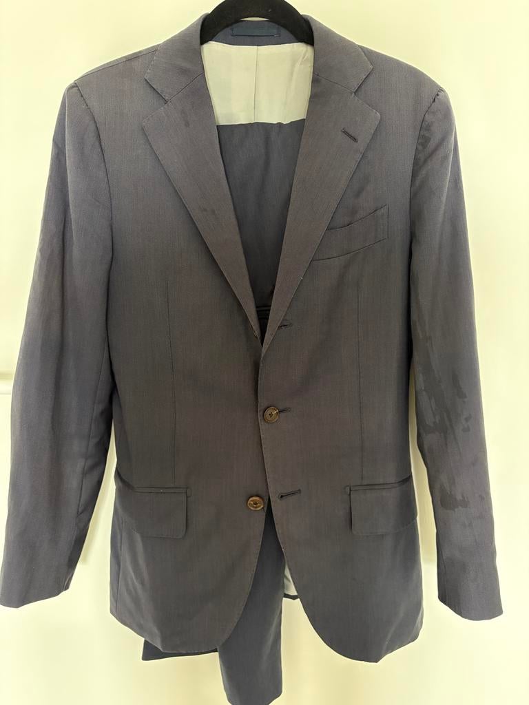 SuitSupply JORT - Donkerblauw 100% Wol Maat 44, Ophalen of Verzenden, Zo goed als nieuw, Maat 46 (S) of kleiner, Blauw