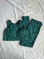 Gymshark sportset (legging en sport-bh) maat s, Ophalen of Verzenden, Maat 36 (S), Groen, Fitness of Aerobics