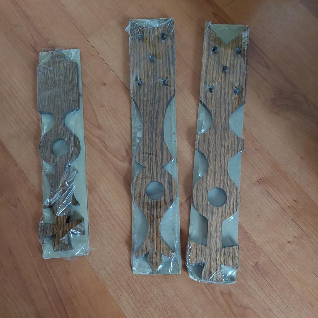 Twentse geveltekens 3 stuks hout vintage twents houtwerk, Ophalen of Verzenden