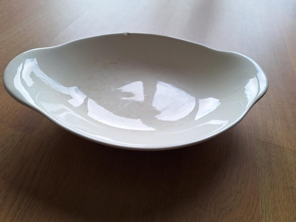 Crème schaal Societe Ceramique Maastricht, Ophalen of Verzenden