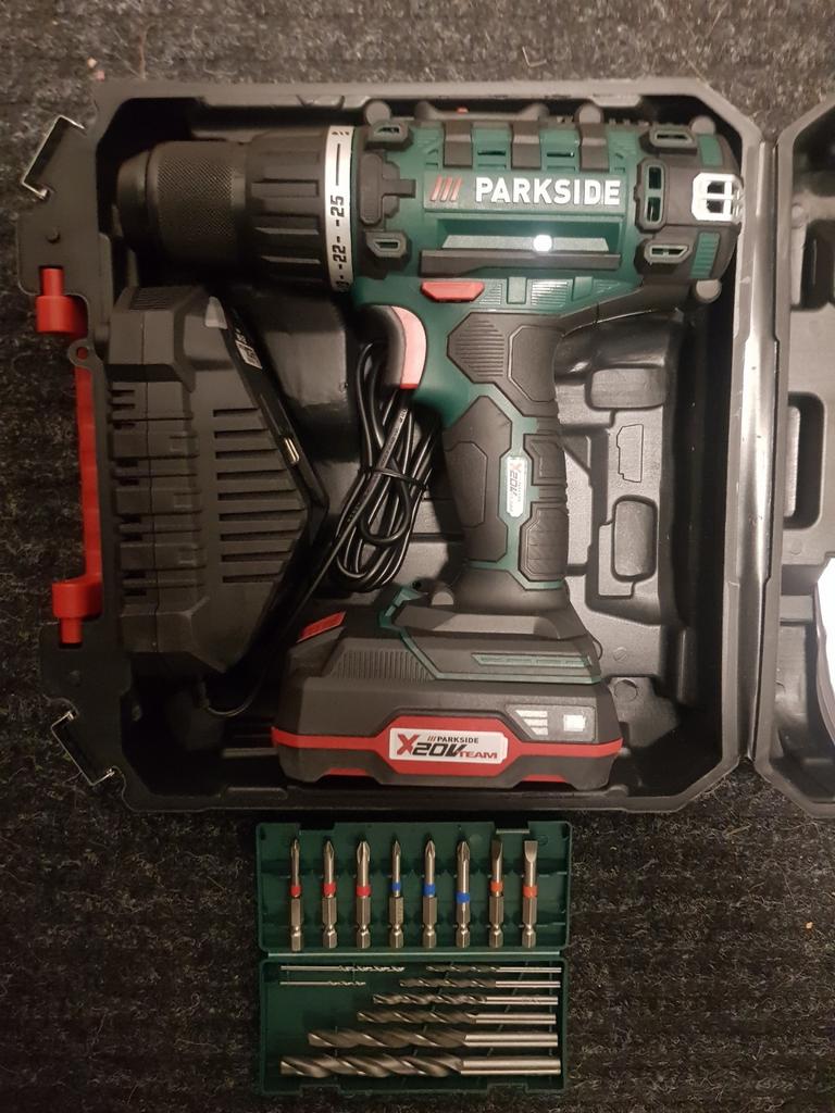 Parkside 20v accu boormachine, Doe-het-zelf en Verbouw, Gereedschap | Boormachines, Ophalen, Nieuw, Boormachine