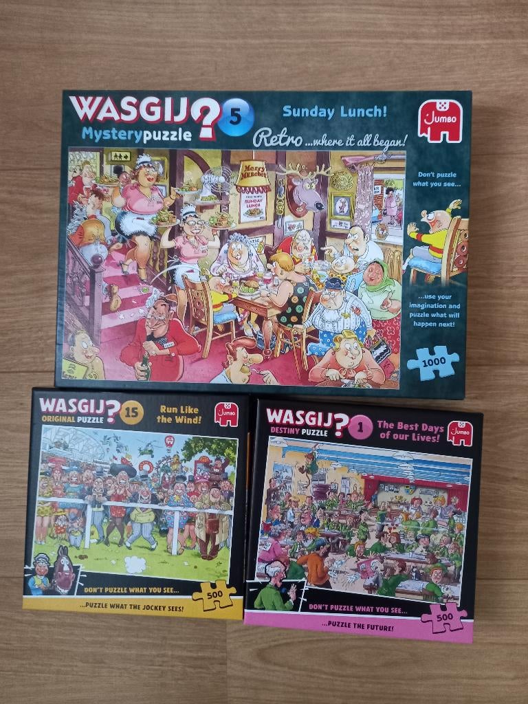 Legpuzzel wasgij, Hobby en Vrije tijd, Denksport en Puzzels, Ophalen, 500 t/m 1500 stukjes, Zo goed als nieuw, Legpuzzel